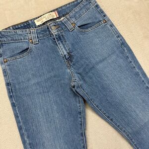 Vintage‎ Levis 525 Jeans Women's 8 Y2K Nouveau Bootcut Altered Medium Wash Denim